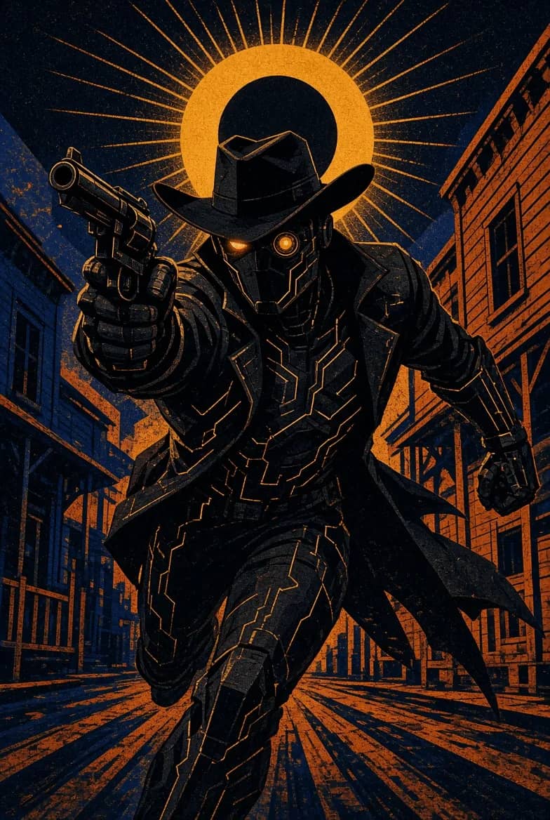 Gunslinger Zero, Mythic sample card