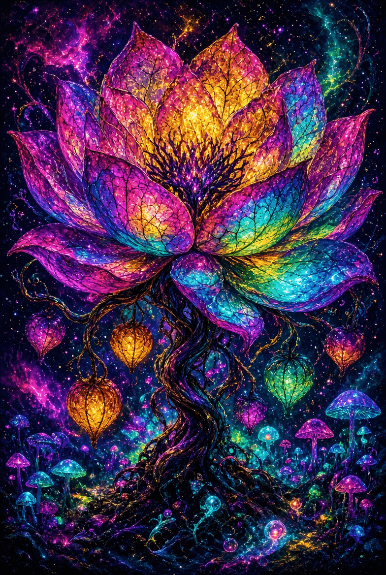 Lantern Bloom NFT artwork