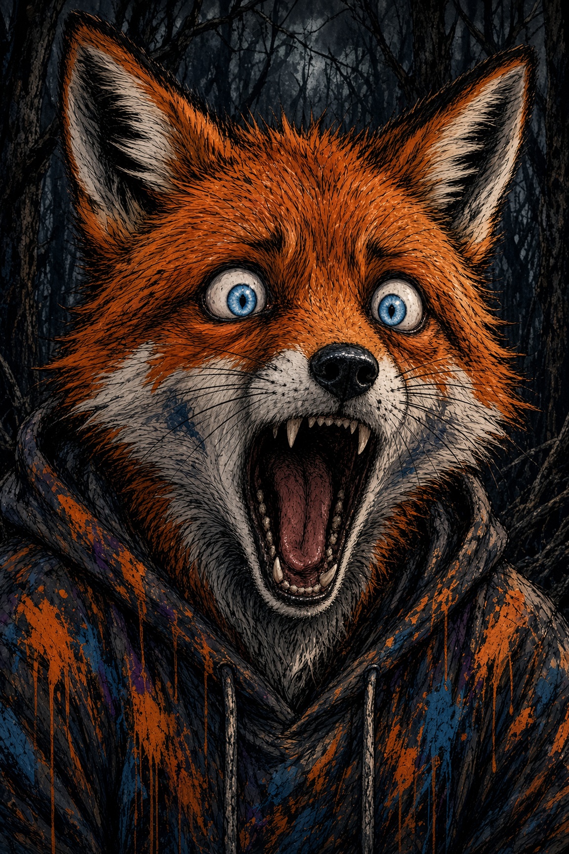 Freaked Fox NFT artwork